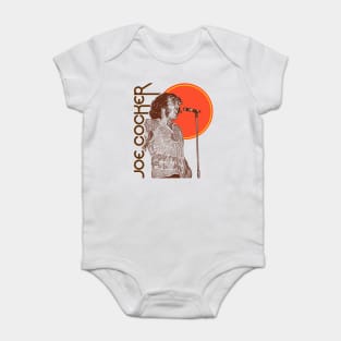 Joe Cocker // Feelin' Alright Retro 70s FanArt Design Baby Bodysuit